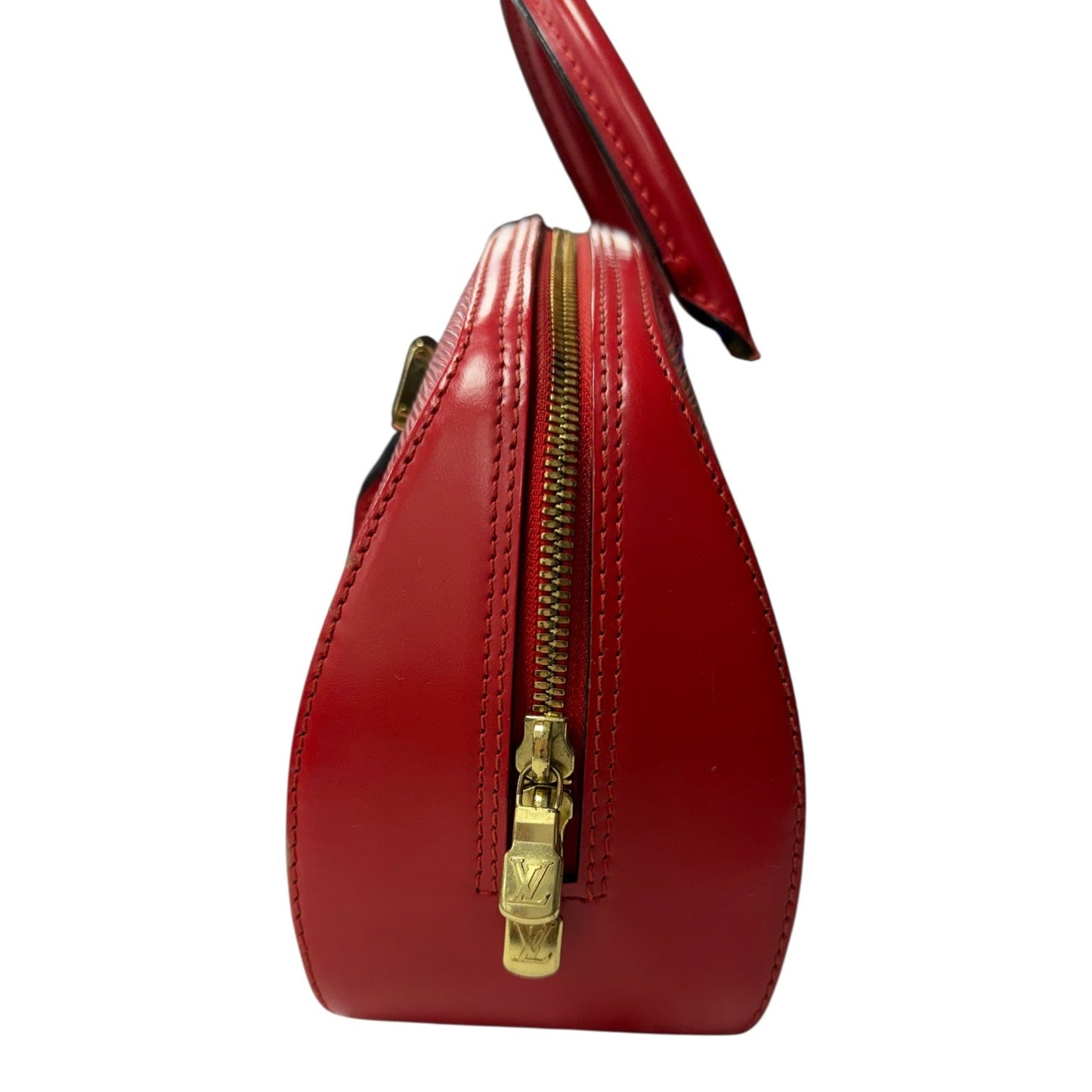 Handbag Luxury Designer By Louis Vuitton In Red, Size:Medium