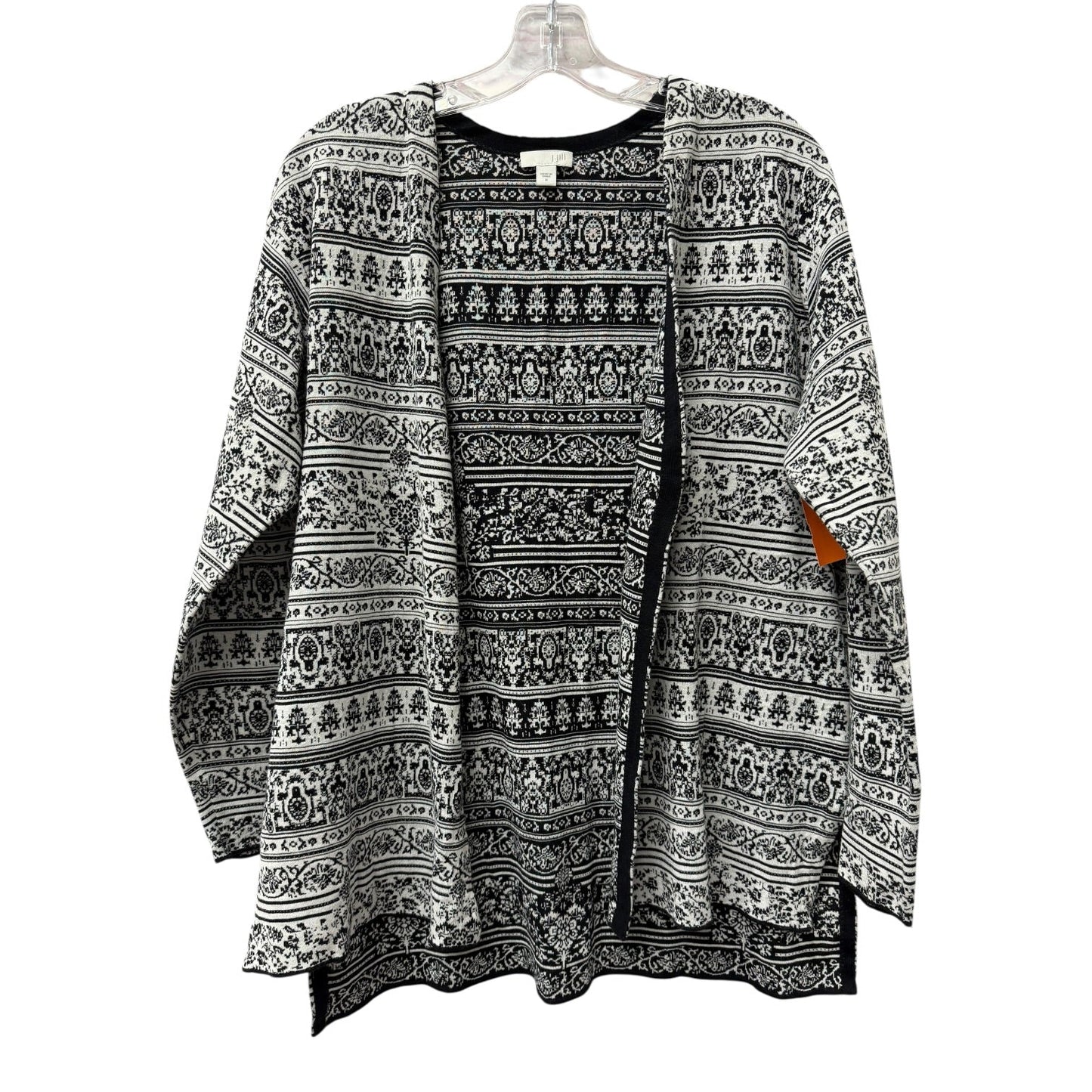 Sweater Cardigan By J. Jill In Black, Size:M