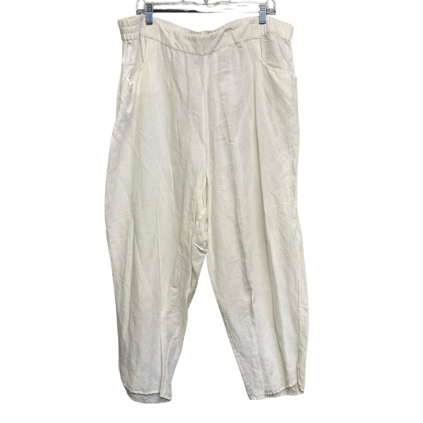 Pants Lounge By Soft Surroundings In Cream, Size:22