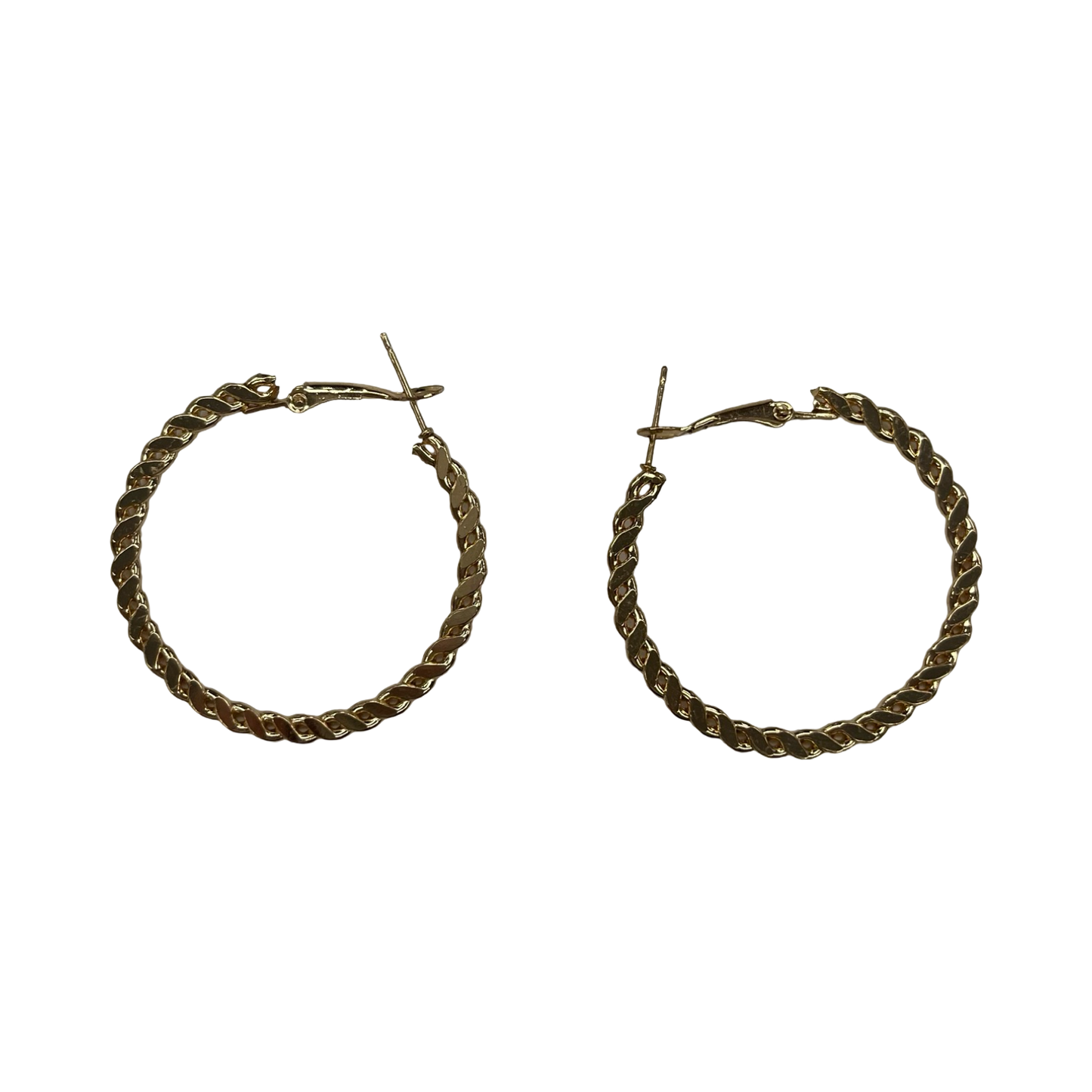 Earrings Hoop By Clothes Mentor In Gold