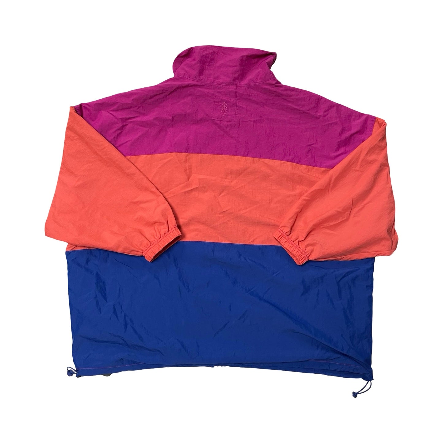 Athletic Jacket By Free People In Blue & Orange, Size:M