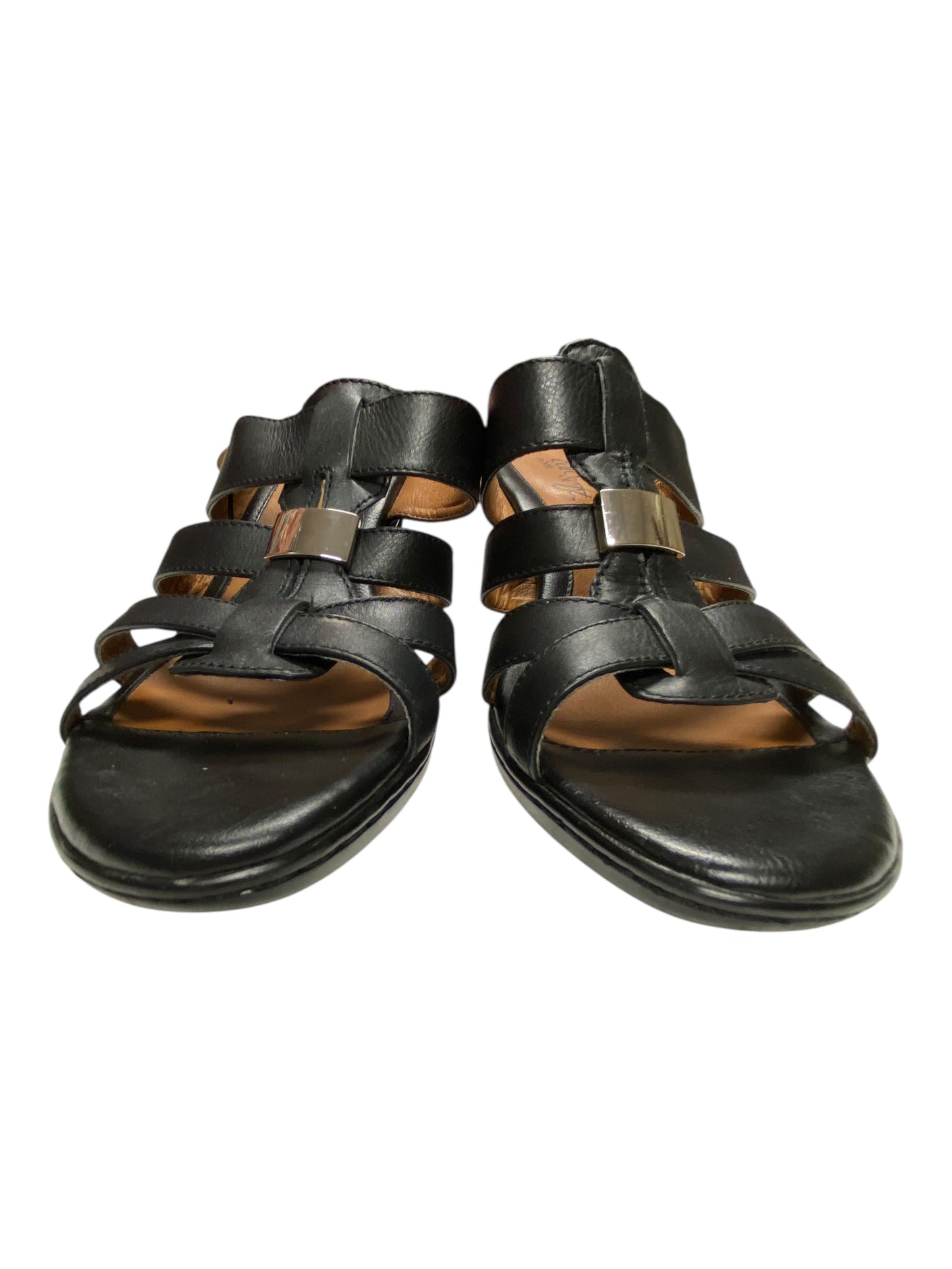 Sandals Heels Block By Sofft In Black, Size:7