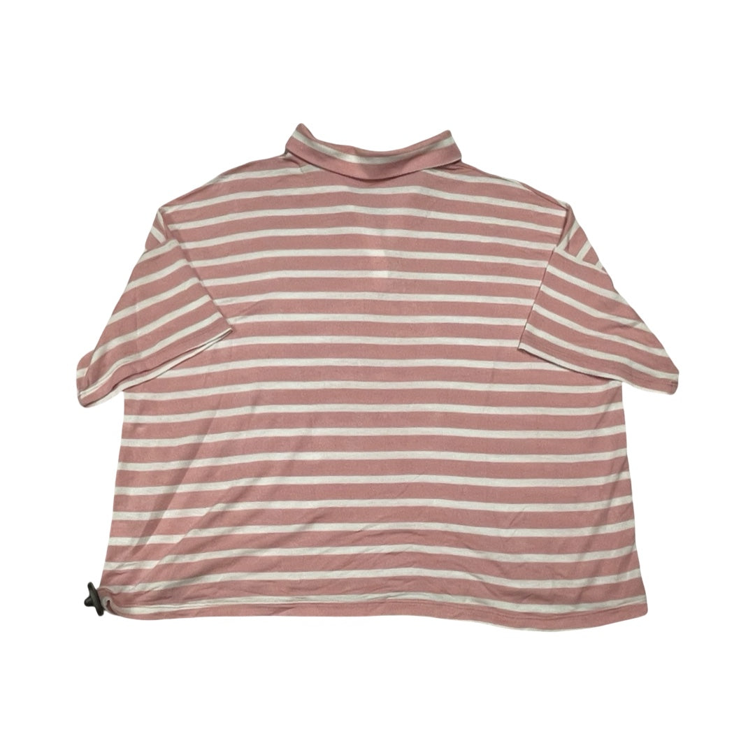 Top Ss By Ces Femme In Pink & White, Size:M