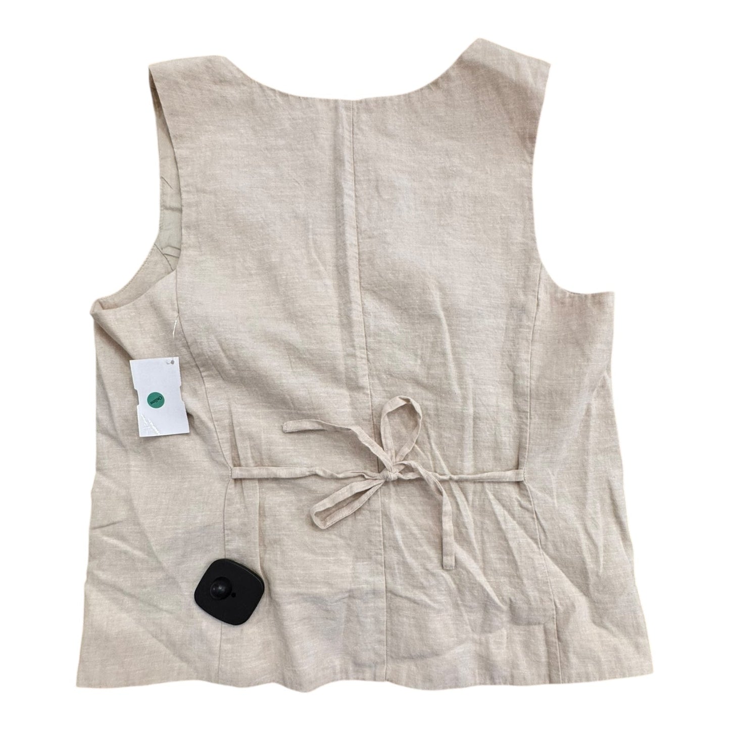 Top Sleeveless By Gap In Tan, Size:Xs