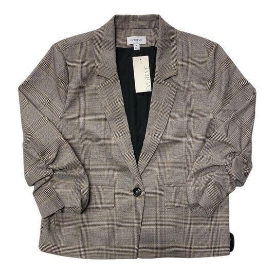 Blazer By Evereve In Plaid Pattern, Size:M