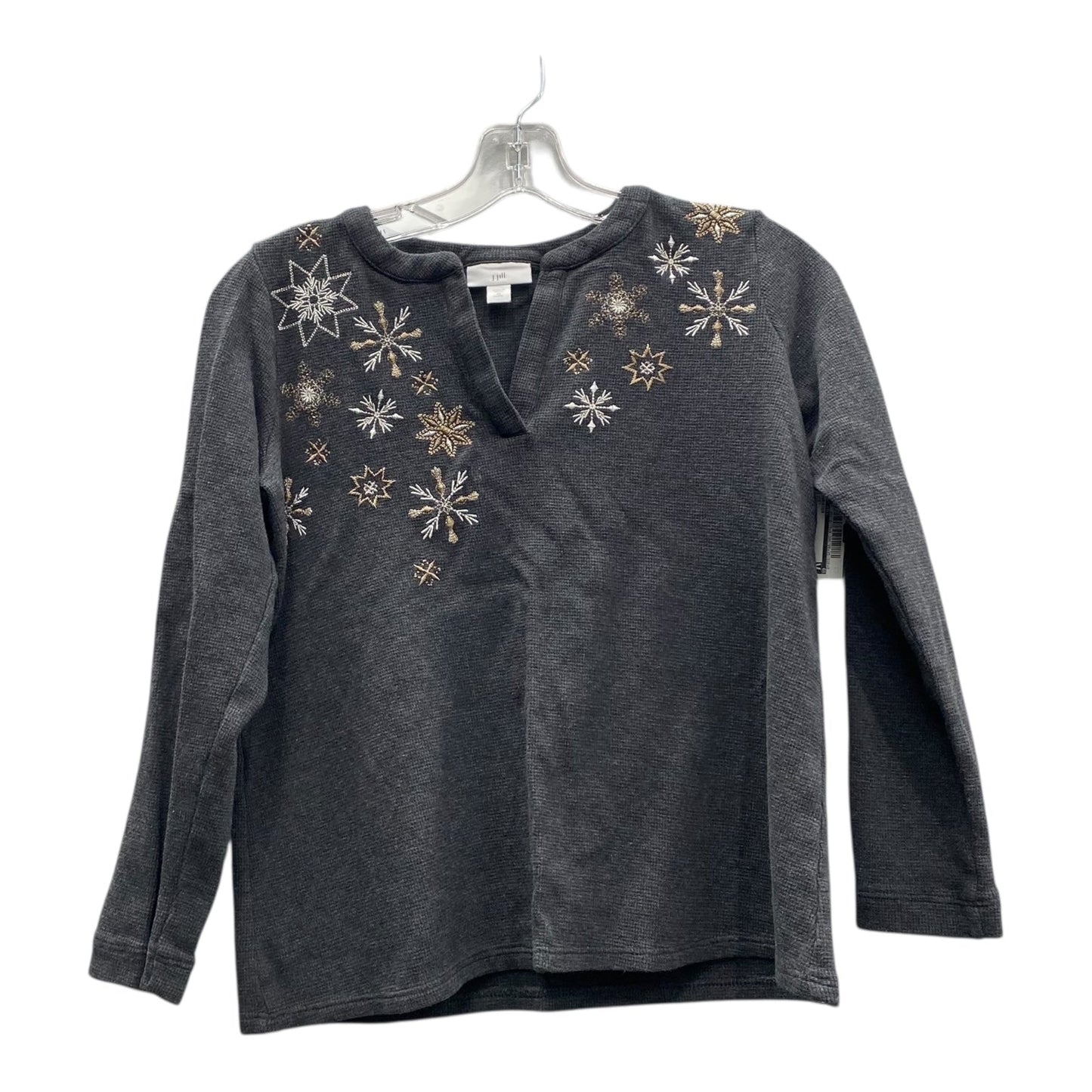 Top Ls  By J. Jill In Grey, Size:Xsp