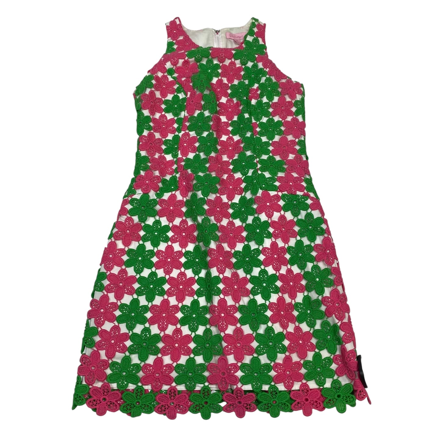 Dress Designer By Lilly Pulitzer In Green & Pink, Size:Xxs