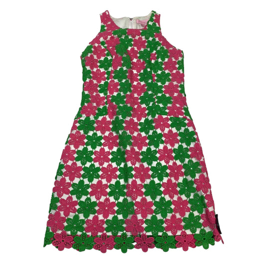 Dress Designer By Lilly Pulitzer In Green & Pink, Size:Xxs