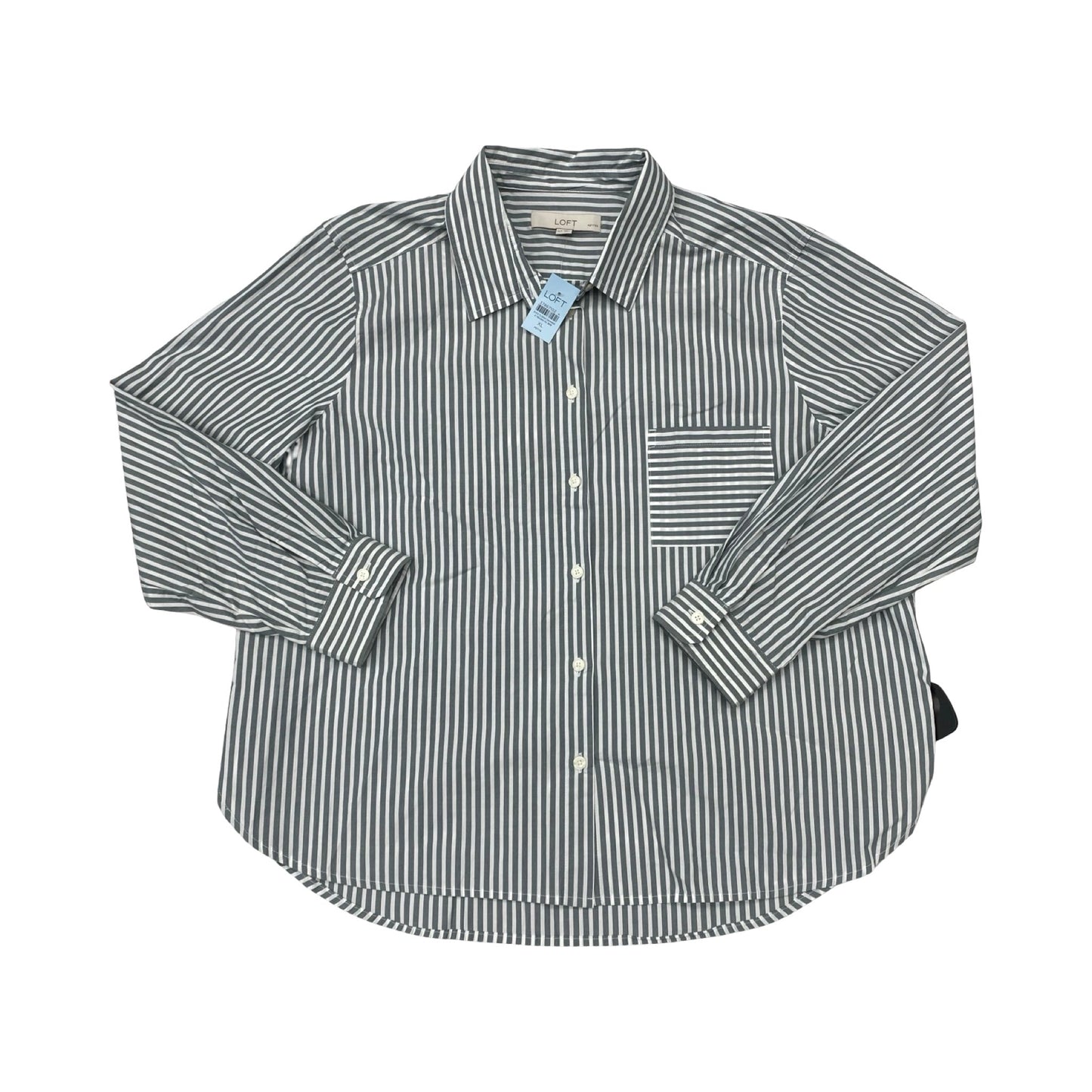 Top Ls By Loft In Striped Pattern, Size:Xlp