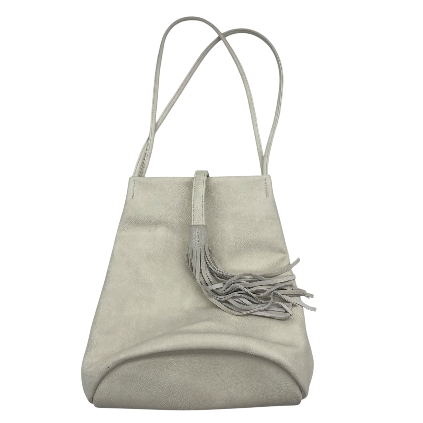 Handbag By Clothes Mentor In Cream, Size:Medium