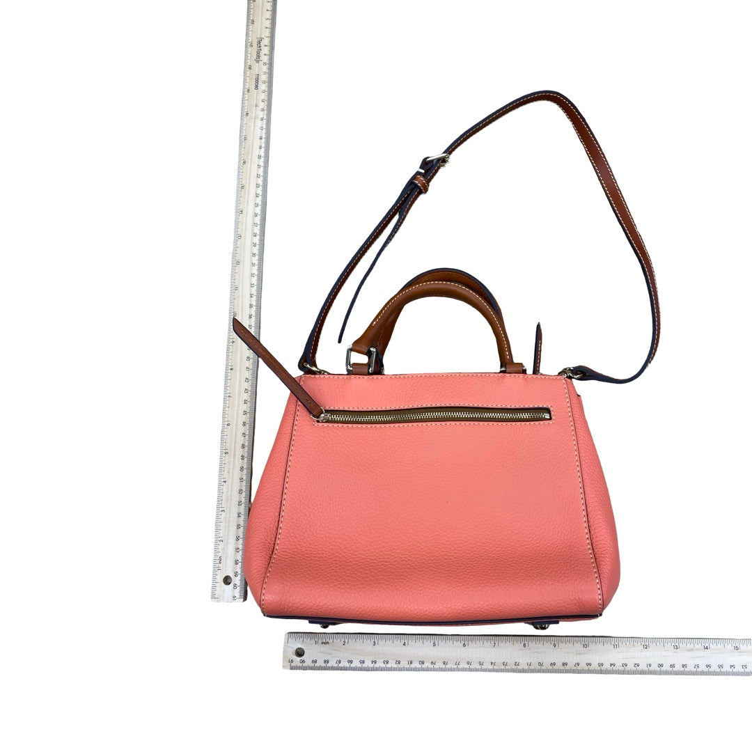 Handbag Designer By Dooney And Bourke In Coral, Size:Small