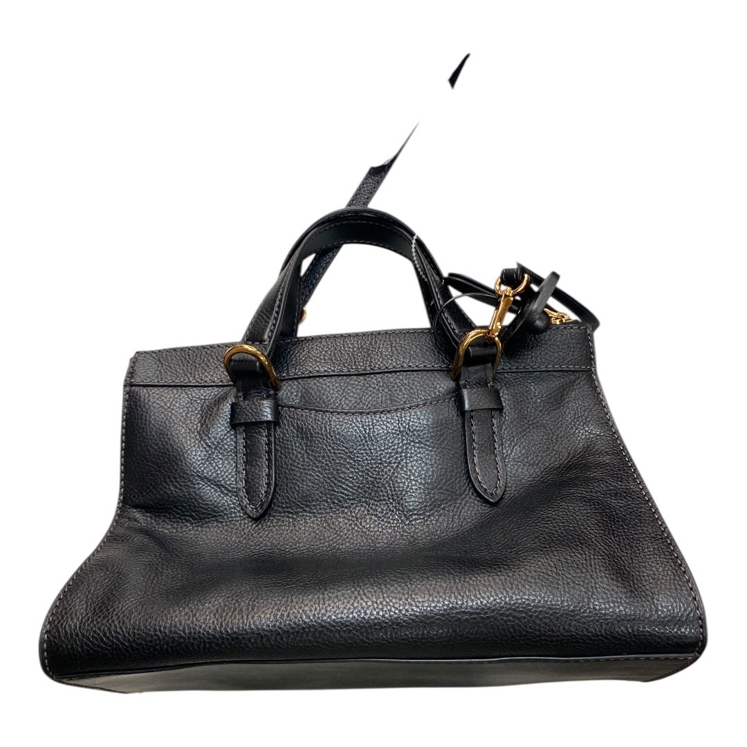 Handbag Leather By Fossil In Black, Size:Small
