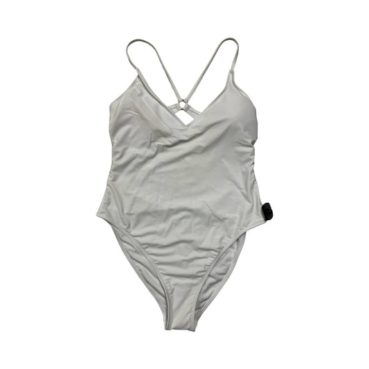 Swimsuit By Shade & Shore In White, Size:L