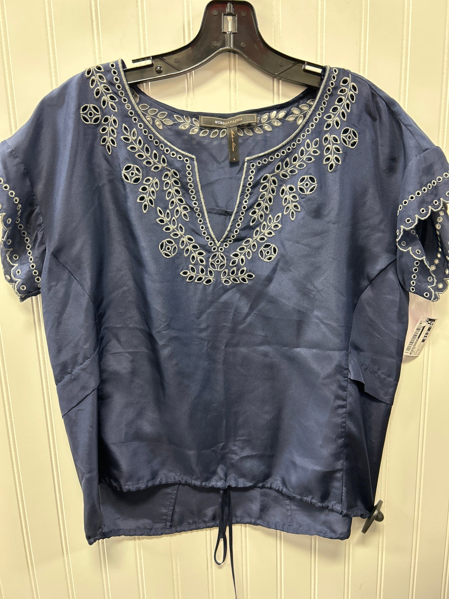 Top Ss By Bcbgmaxazria In Navy, Size:S