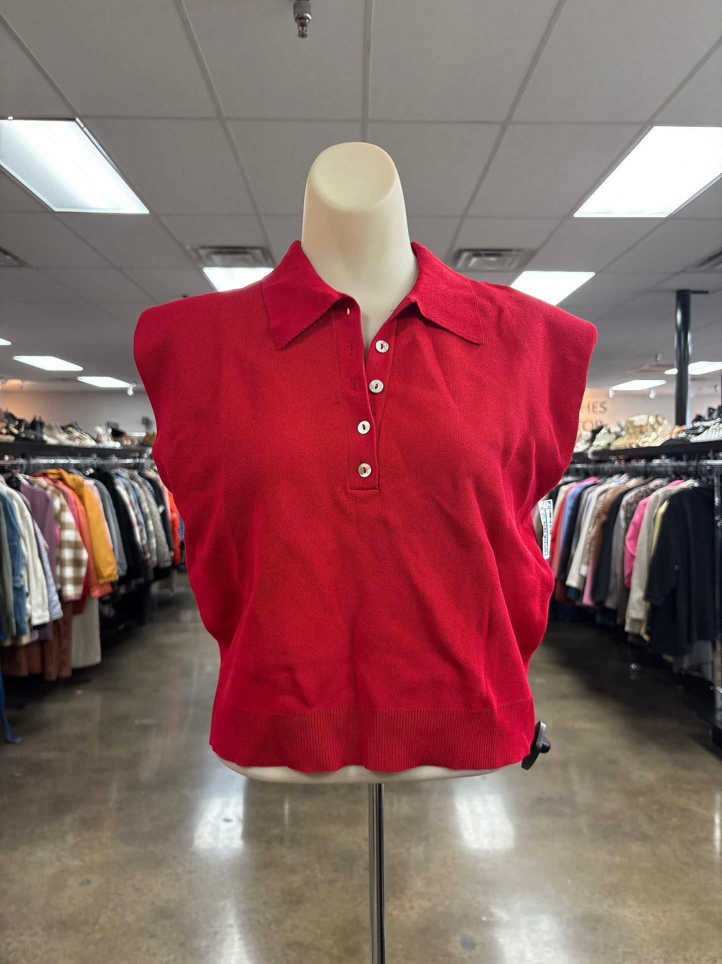 Top Ss By Entro In Red, Size:M