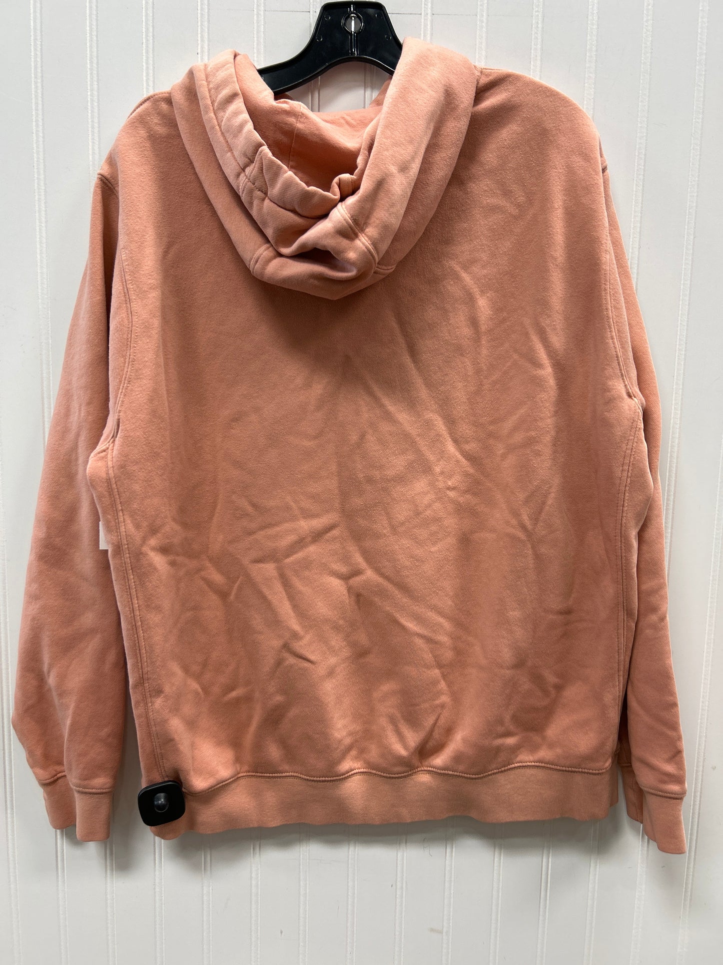 Sweatshirt Hoodie By Nike Apparel In Coral, Size:L