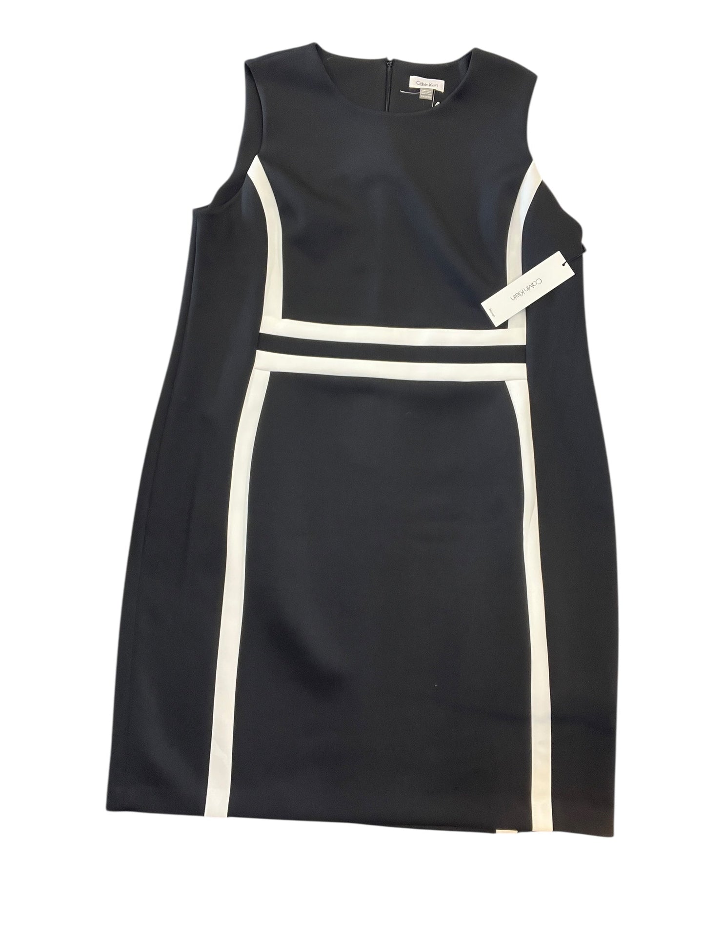 Dress Work By Calvin Klein In Black, Size:2X