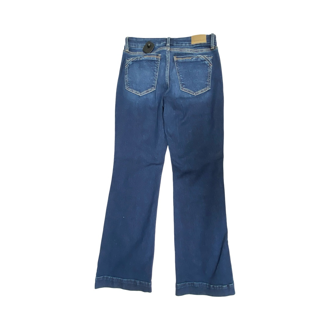Jeans Boot Cut By Buckle Black In Blue Denim, Size:4