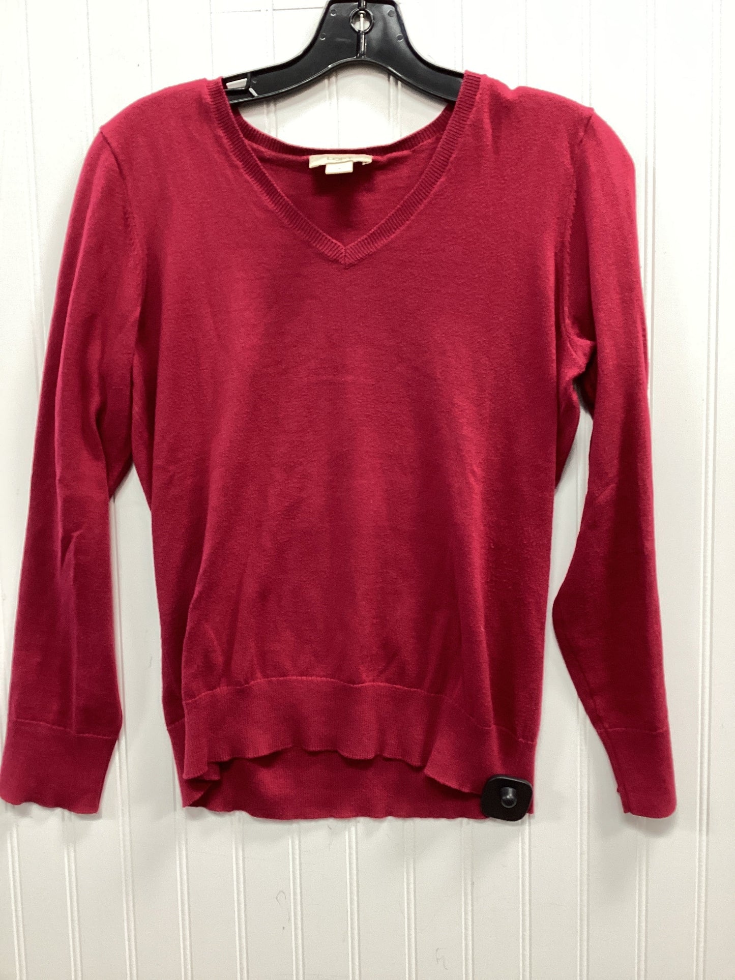 Top Ls By Loft In Red, Size:S
