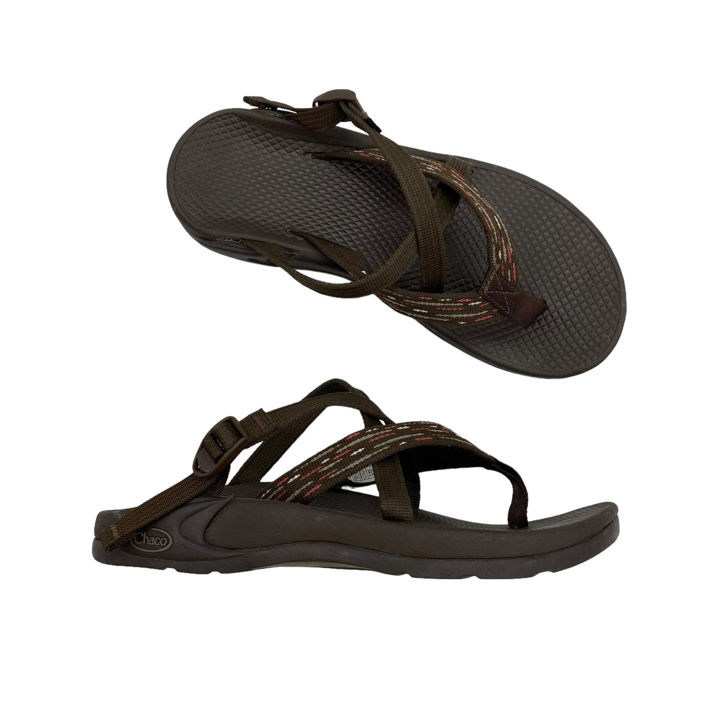 BROWN SANDALS FLATS by CHACOS Size:8