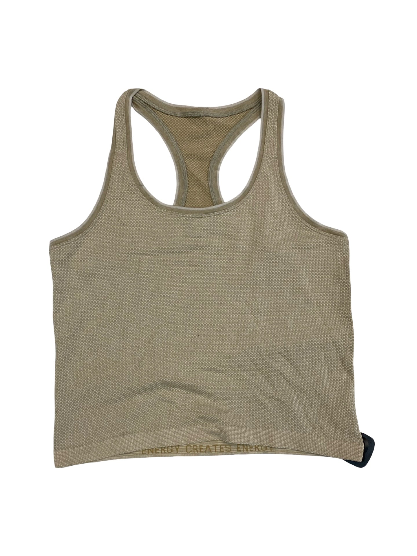 Athletic Tank Top By Lululemon In Tan, Size:10