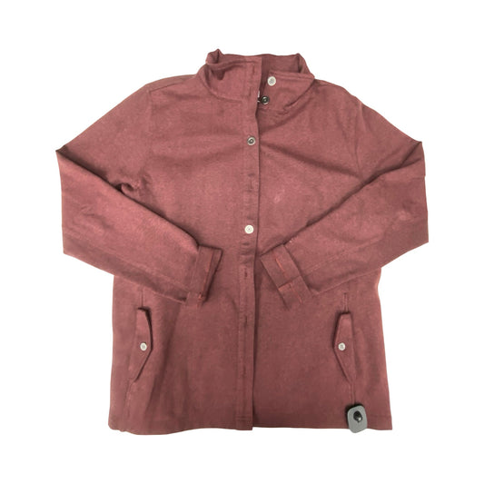 Jacket Shirt By Duluth Trading In Maroon, Size:Xl