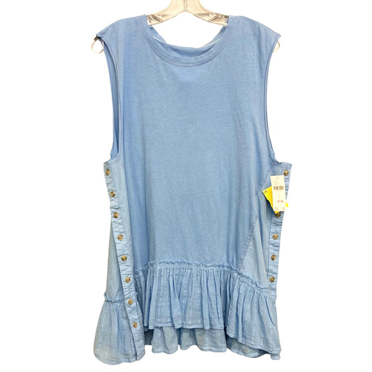 Top Sleeveless By Pilcro In Blue, Size:M