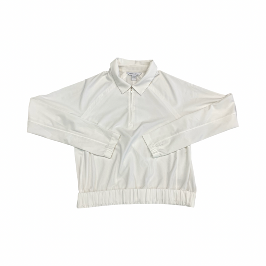 Athletic Top Ls Collar By Athleta In White, Size:S