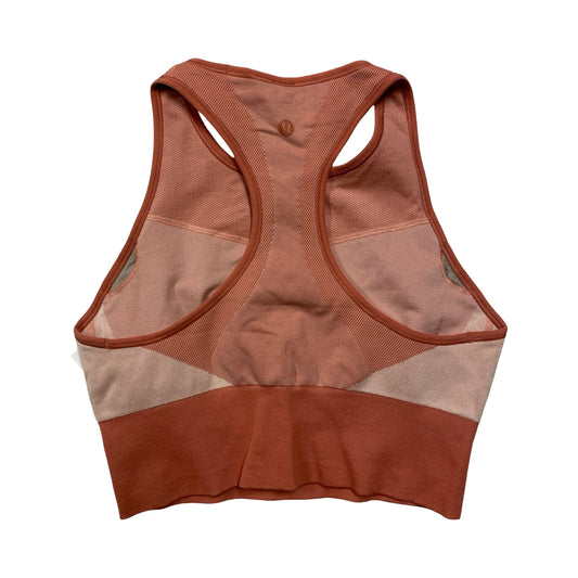 Athletic Bra By Lululemon In Coral, Size:8