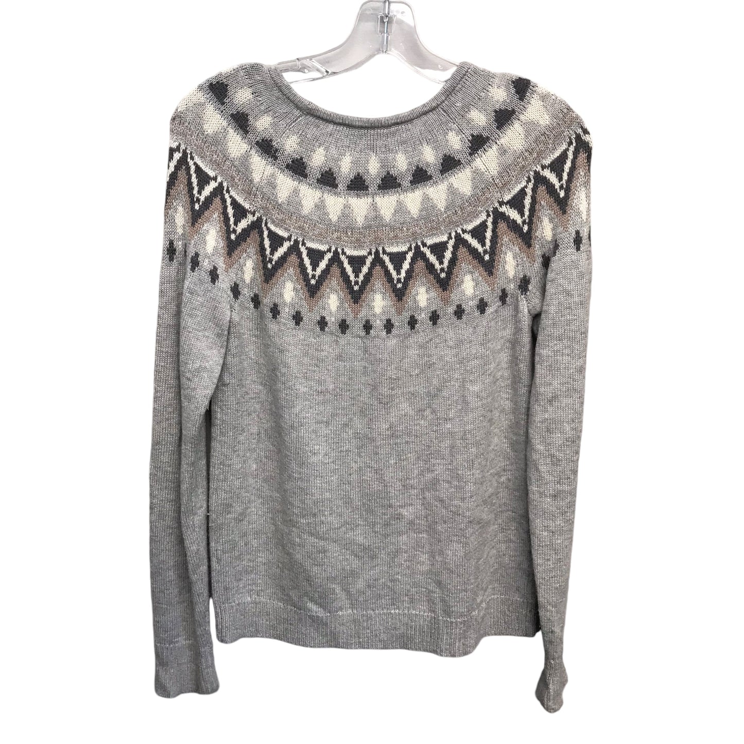 Sweater By Ann Taylor In Grey & Tan, Size:S