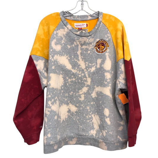 Athletic Sweatshirt Crewneck By Mitchell & Ness In Multi, Size:2X