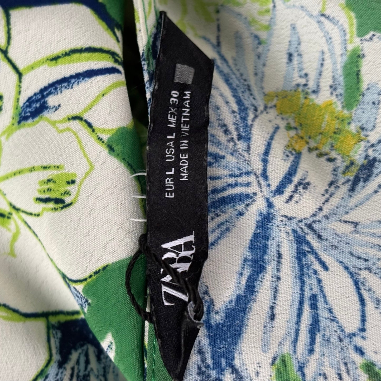 Jumpsuit By Zara In Floral Print, Size: L