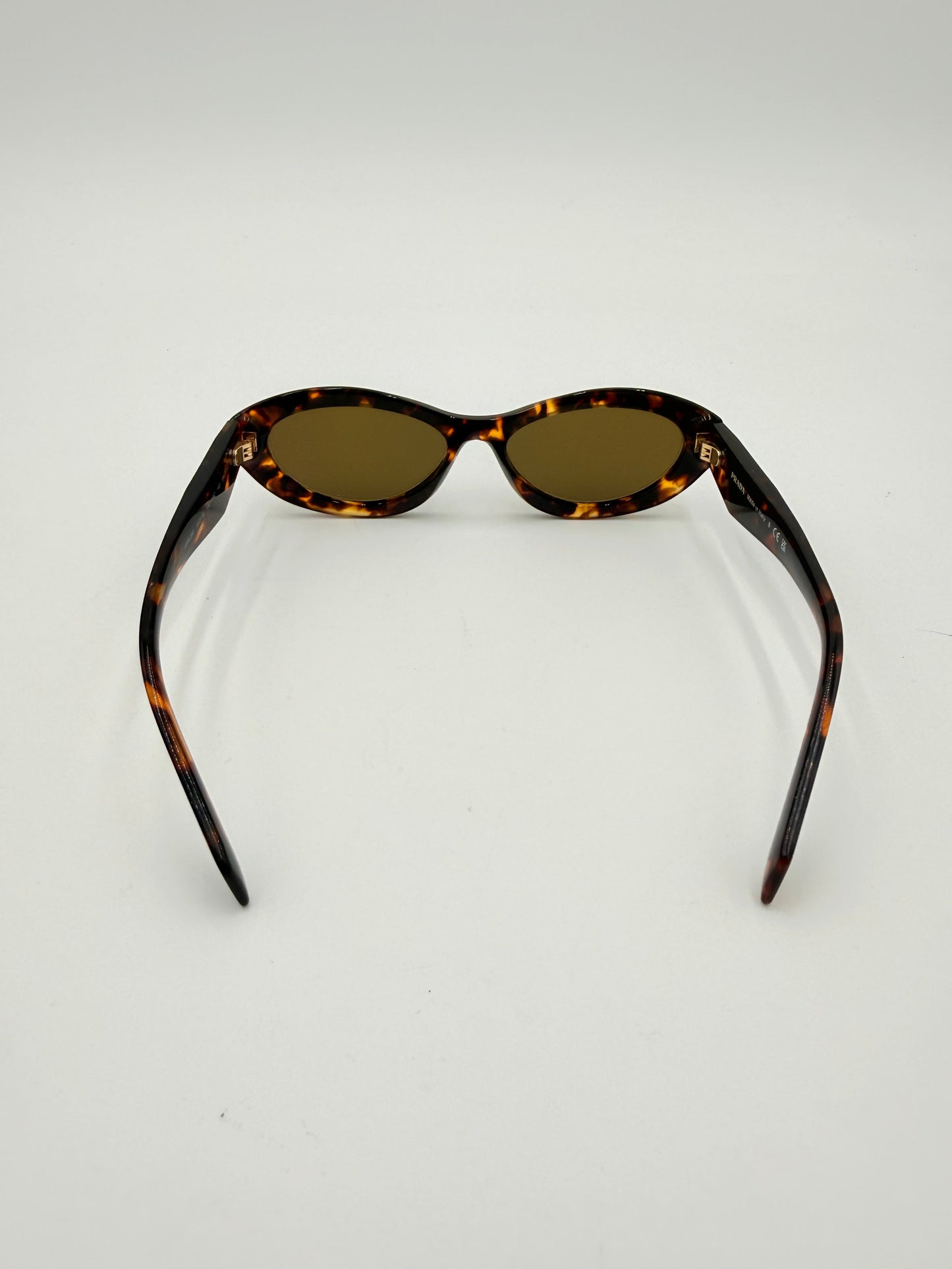 Sunglasses Luxury Designer By Prada In Brown, Size: