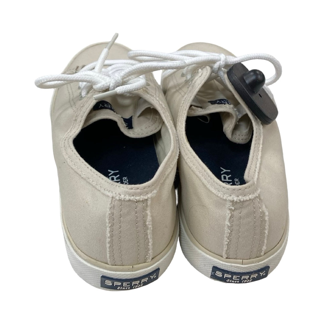 Shoes Flats By Sperry In Cream, Size:7