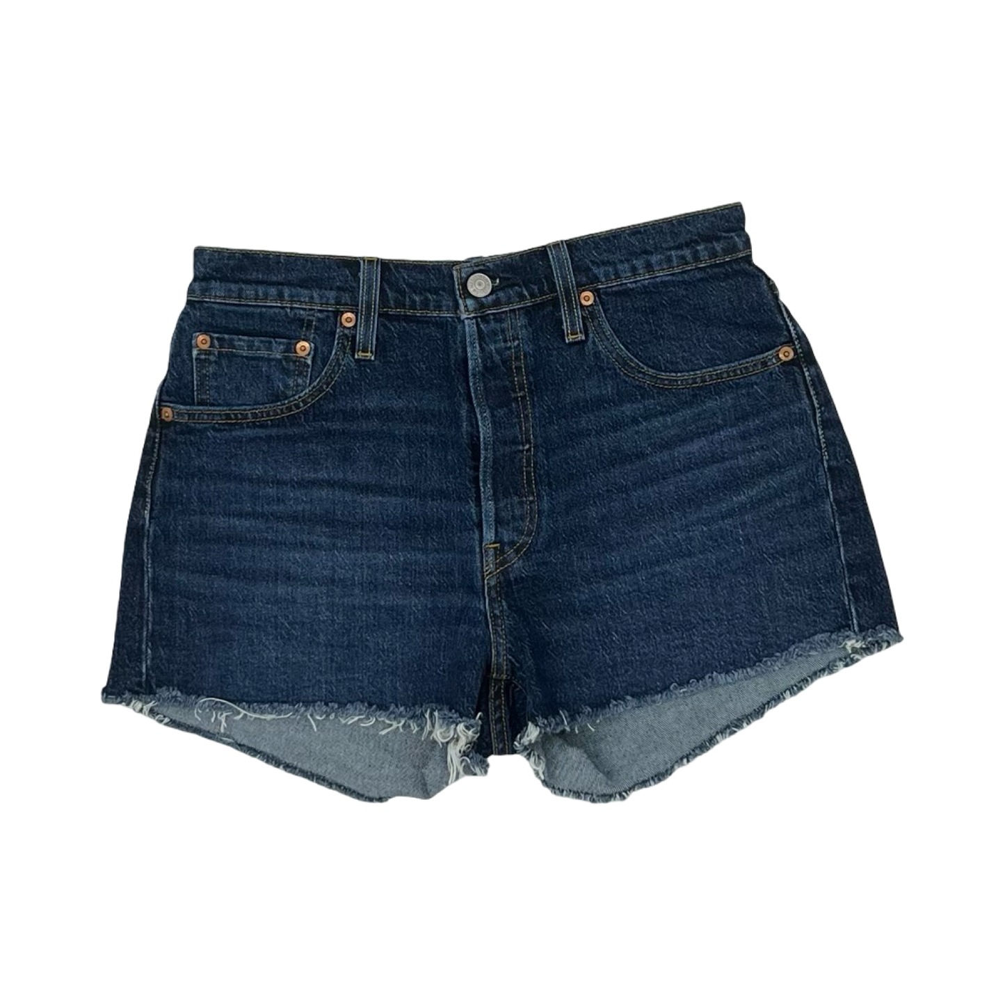 Shorts By Levis In Blue Denim, Size:8
