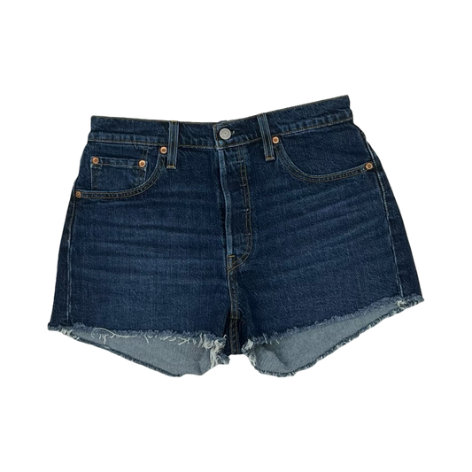 Shorts By Levis In Blue Denim, Size:8