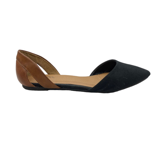 BLACK & BROWN SANDALS FLATS by MERONA Size:7.5