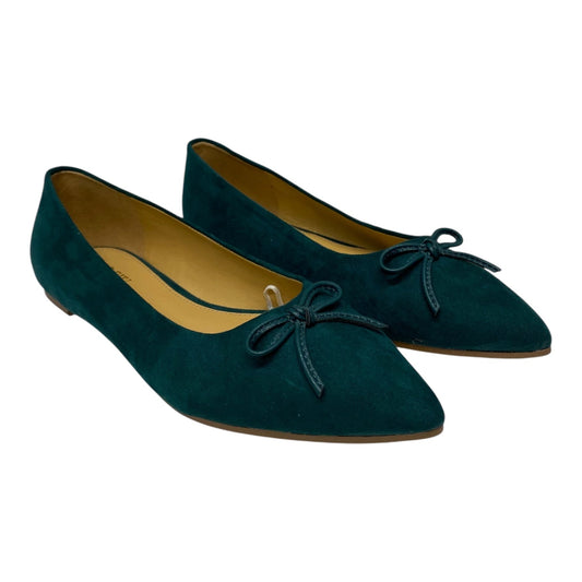 Shoes Flats By J. Crew In Green, Size:7.5