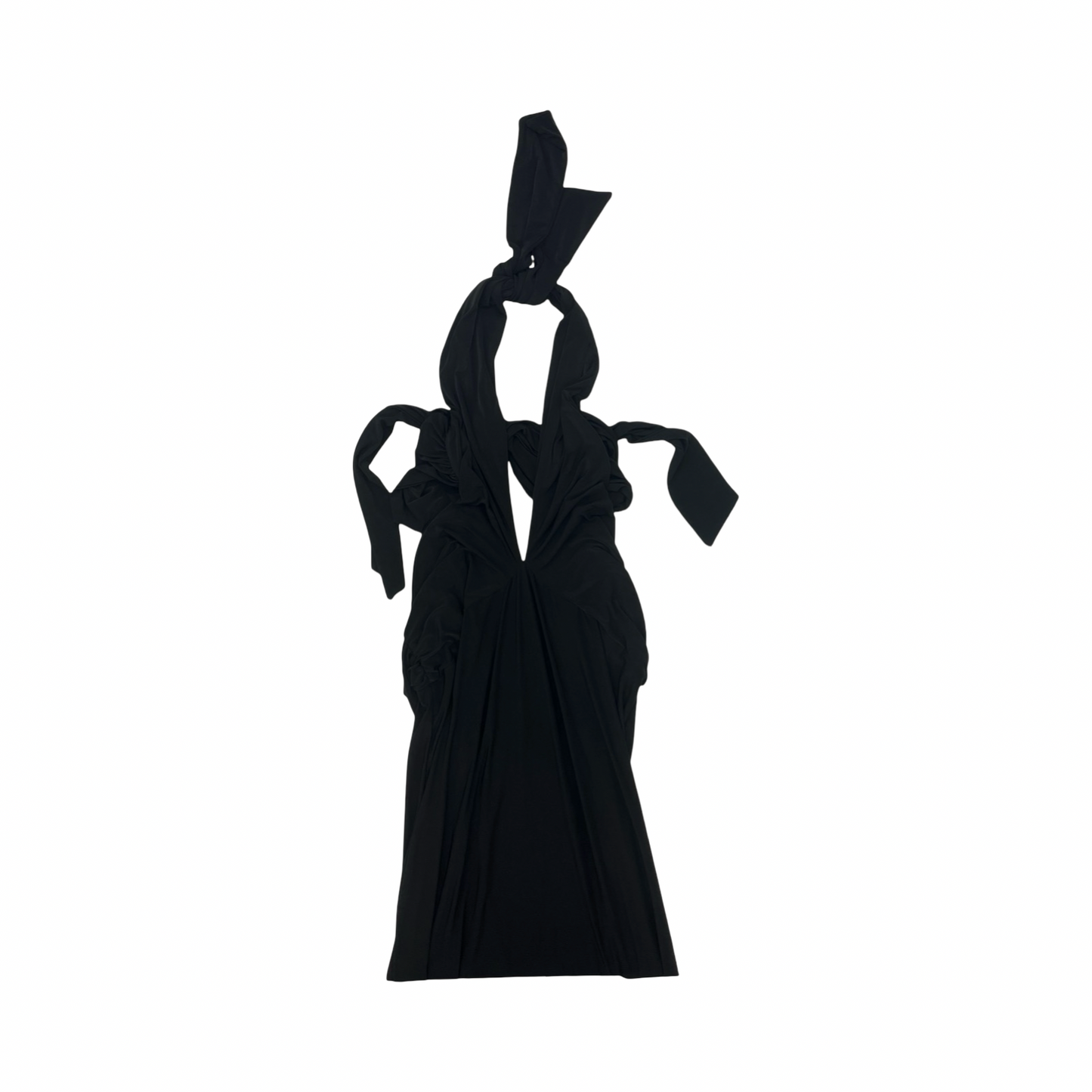 Dress Party Long By Pretty Little Thing In Black, Size:10