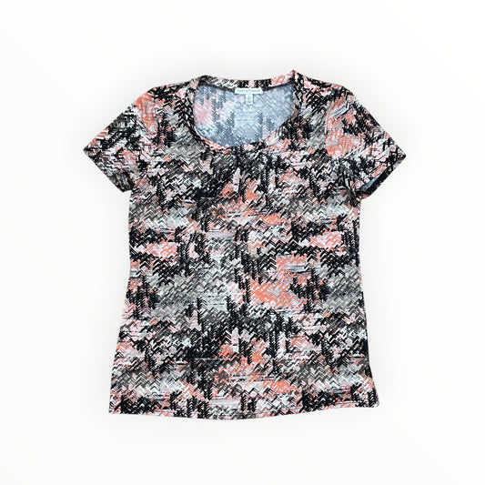 Top Ss By Notations In Black & Orange, Size:S