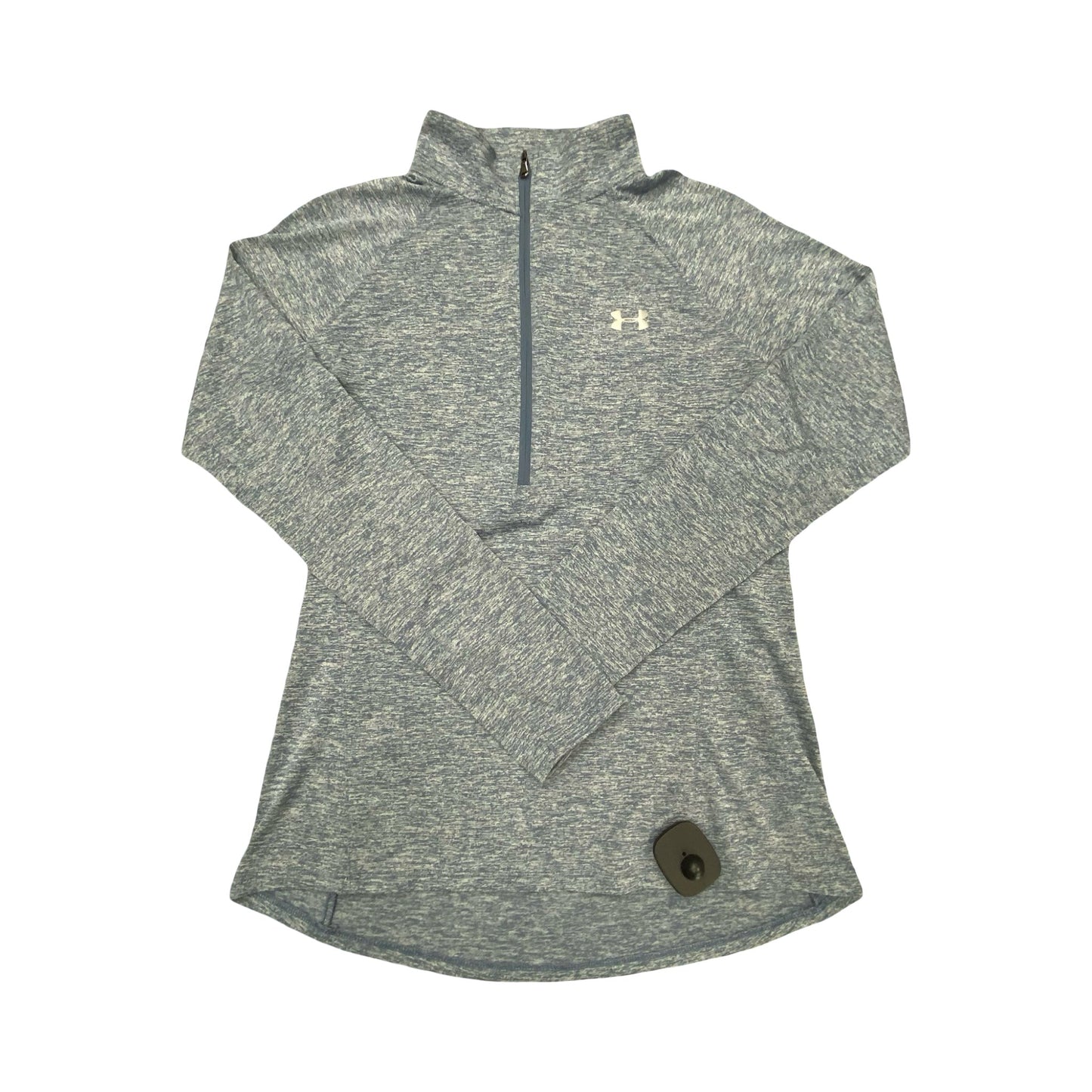Athletic Top Ls Collar By Under Armour In Blue, Size:M