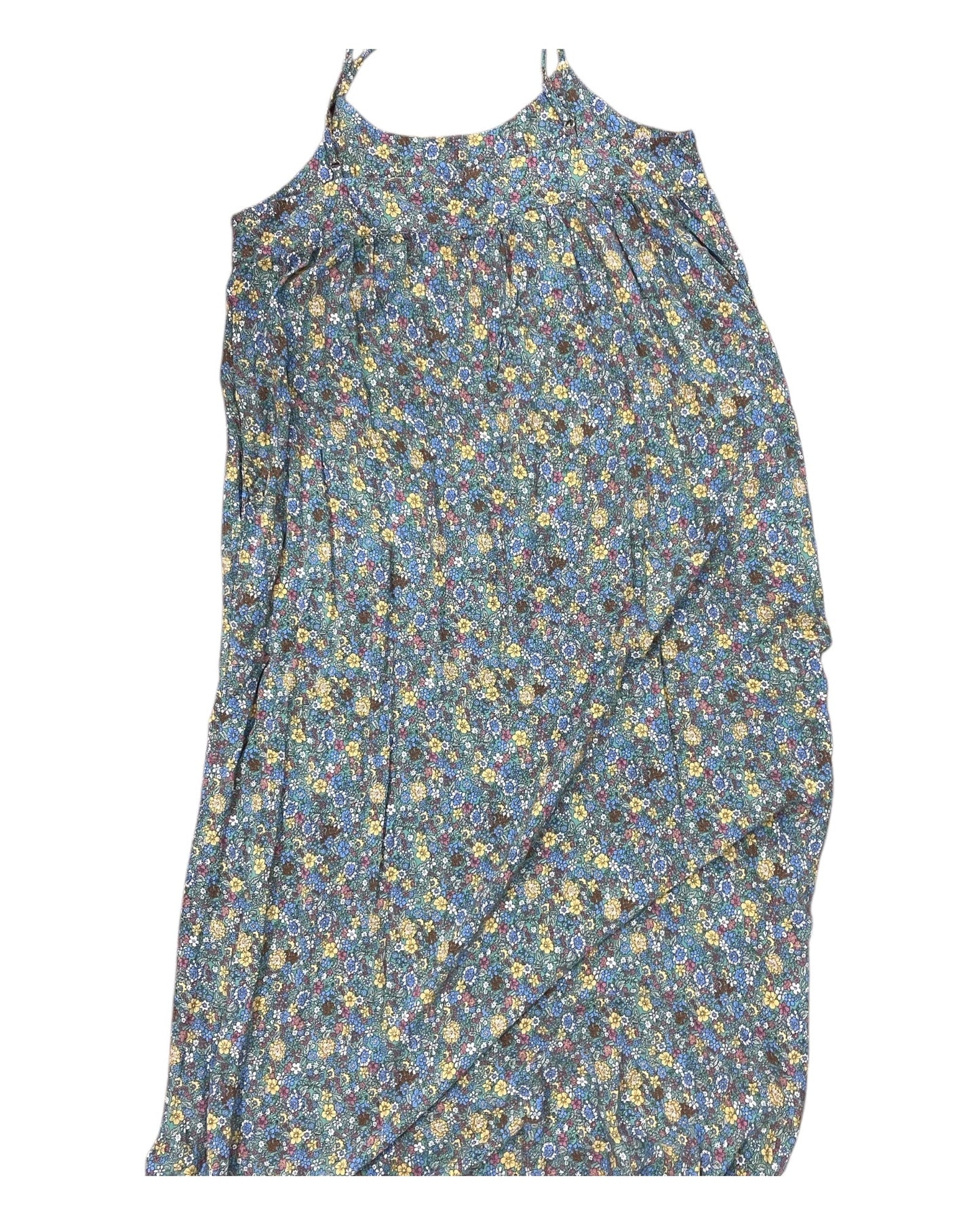 Dress Casual Maxi By Natural Life In Green & Yellow, Size:L