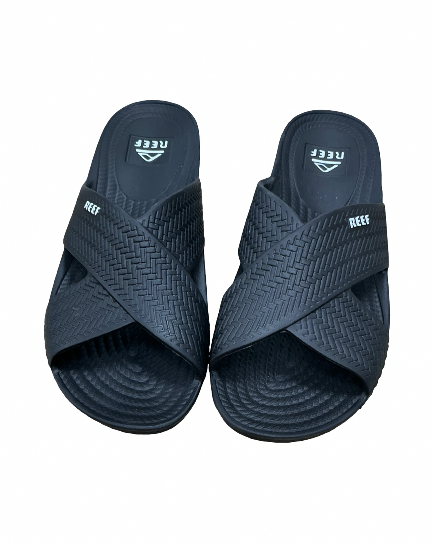 Sandals Flats By Reef In Black, Size:9