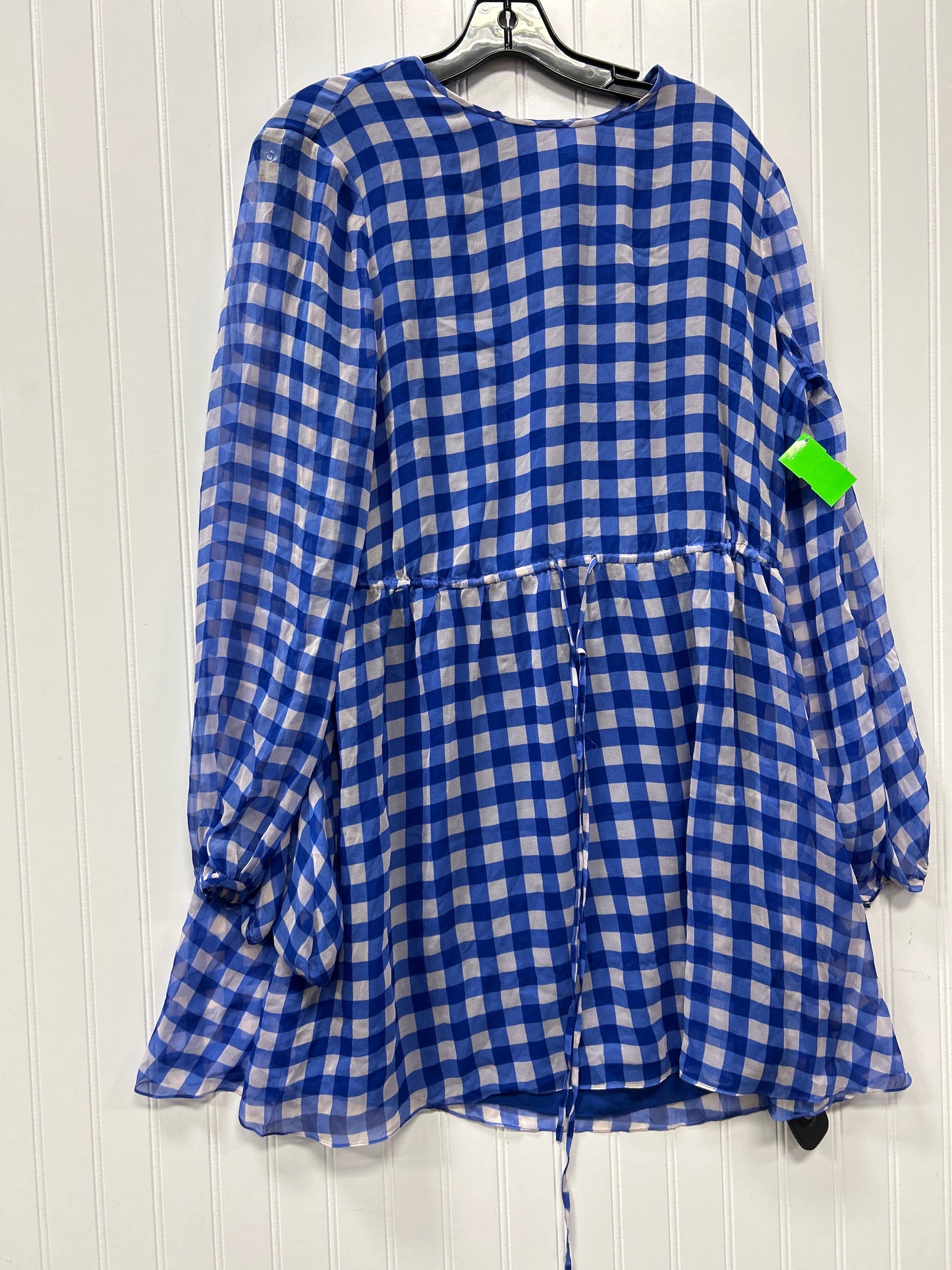 Dress Designer By Diane Von Furstenberg In Blue, Size:12