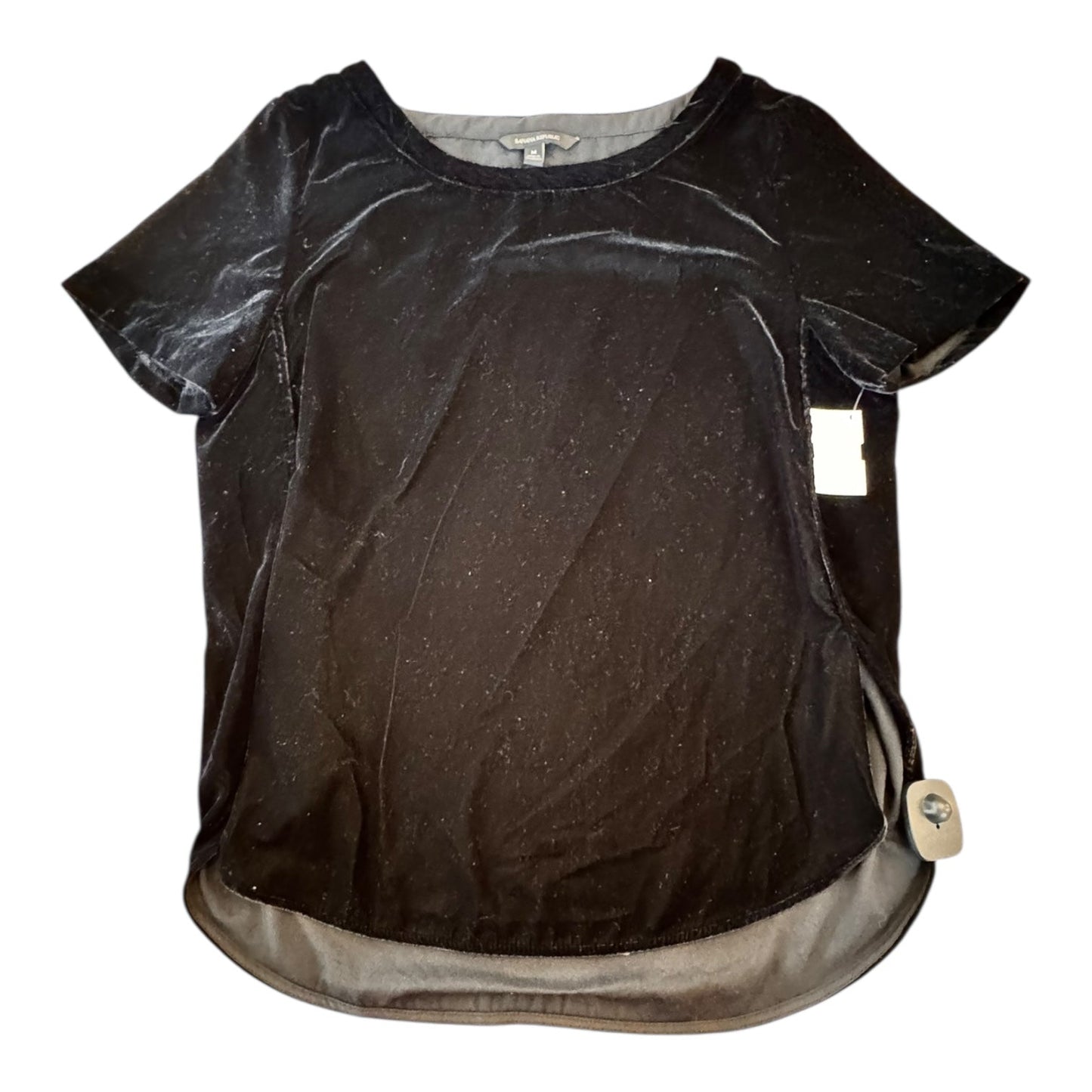 Top Ss By Banana Republic In Black Velvet, Size:M