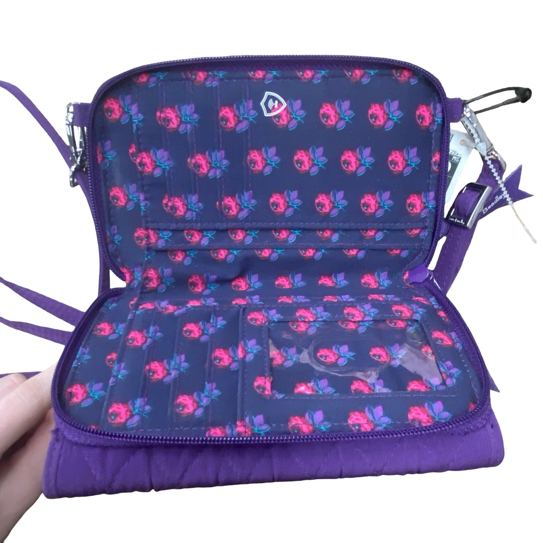 Handbag By Vera Bradley In Purple, Size:Small