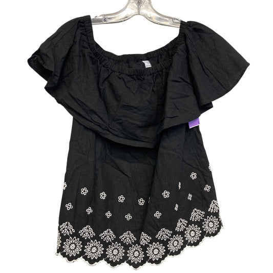 Top Sleeveless By Old Navy In Black, Size:S