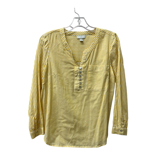 Top Ls By J. Jill In Yellow, Size:Xsp