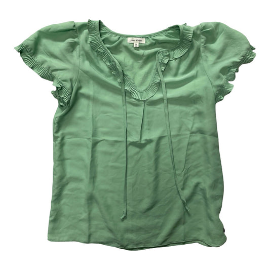 Top Ss By Max Studio In Green, Size:Xs