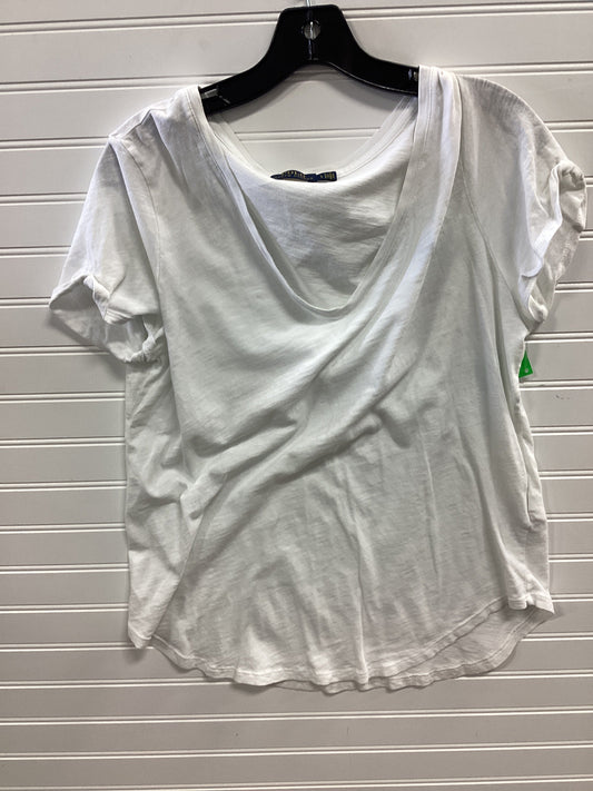 Top Ss By Polo Ralph Lauren In White, Size:L